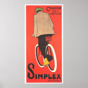 Poster vintage - Bicicletas Simplex