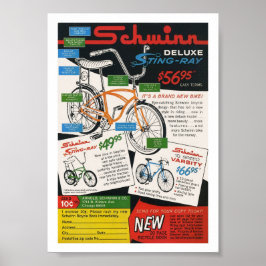 Poster Vintage Bike Ad