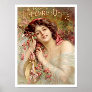 Póster Vintage Biscuit Advertisement