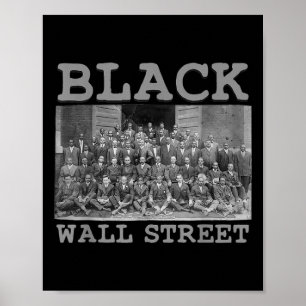 Poster Vintage Black Business Black History Mês preto W