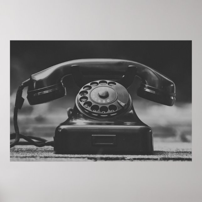 Poster Vintage Black Telephone (Frente)