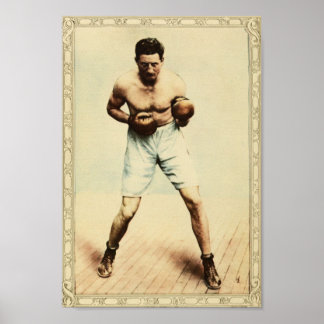 Póster Vintage Boxer