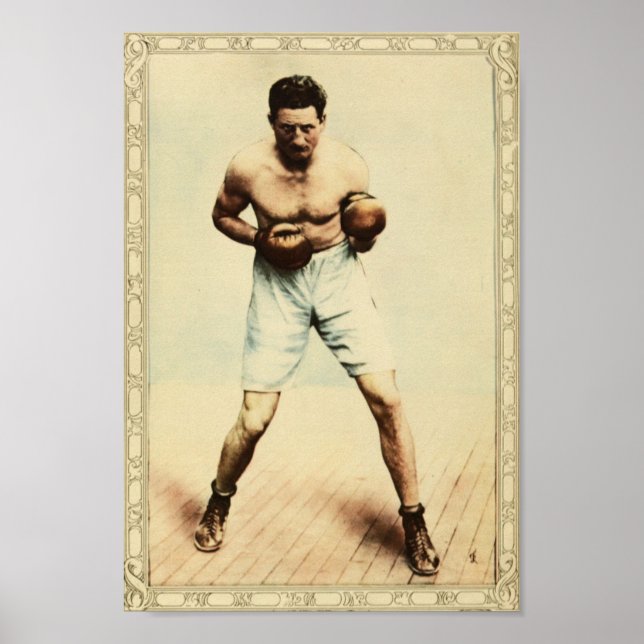 Póster Vintage Boxer (Frente)