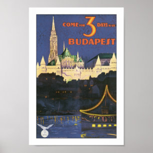 Poster Vintage Budapest