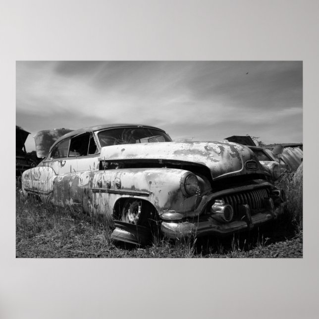 Póster Vintage Buick Car Postage (Frente)