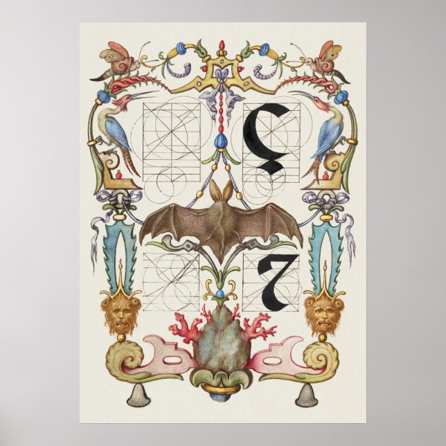 Poster Vintage Calliographic (Frente)