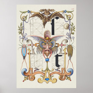 Poster Vintage Calliographic