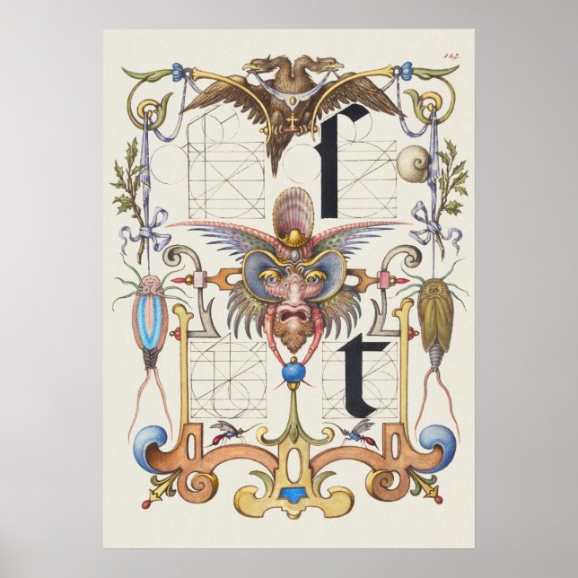 Poster Vintage Calliographic (Frente)