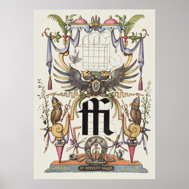 Poster Vintage Calliographic (Frente)