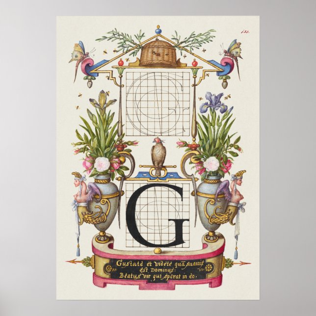 Poster Vintage Calliographic (Frente)