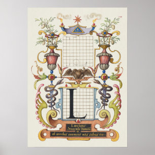 Poster Vintage Calliographic
