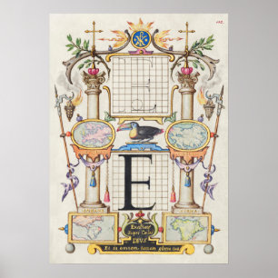 Poster Vintage Calliographic
