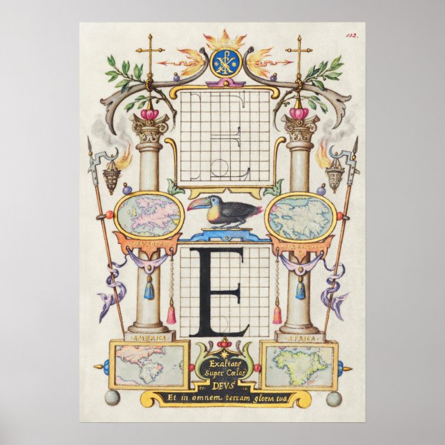 Poster Vintage Calliographic (Frente)