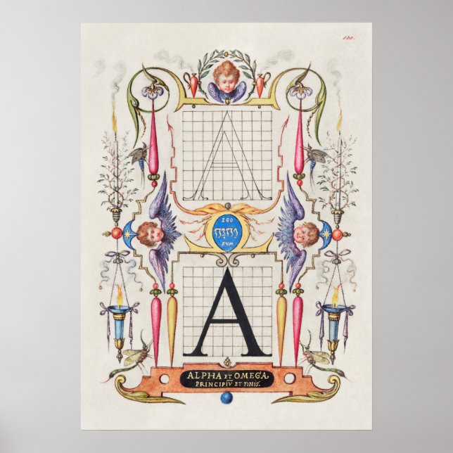 Poster Vintage Calliographic (Frente)