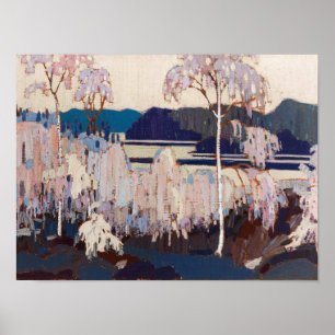 Poster Vintage canadense Tom Thomson Painting Slets Storm