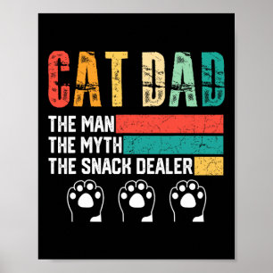 Poster Vintage Cat Pai O Homem Que O Mito Vendedor De Inv