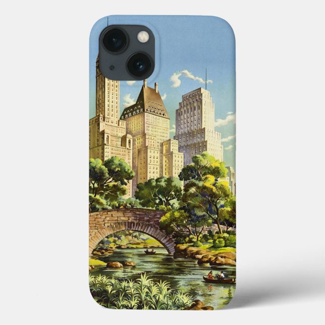 Poster vintage Central Park Nova Iorque (Verso)