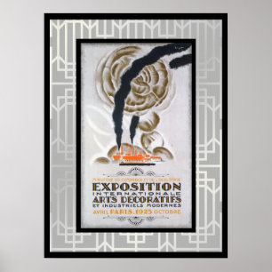 Poster Vintage Charles Loupot Reformado Paris Art Déco