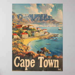 Poster Vintage Charms da Cidade do Cabo