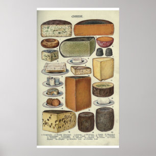 Poster Vintage Cheese