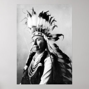 Poster Vintage Chefe Joseph Native American