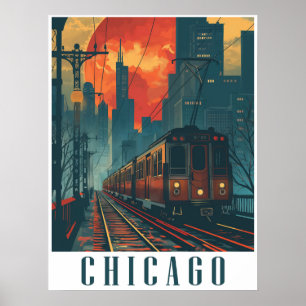 Poster Vintage Chicago