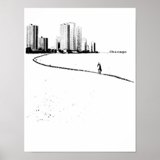 Poster vintage Chicago Lovers