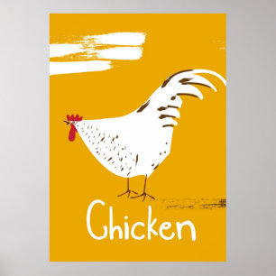 Poster Vintage Chicken