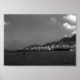 Poster Vintage China Hong Kong View City