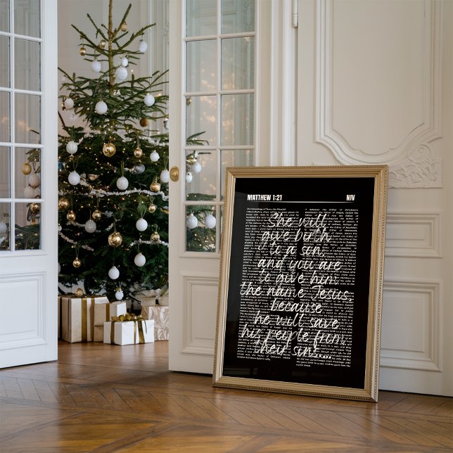 Poster Vintage Christian Christmas Nativity Print   (Criador carregado)