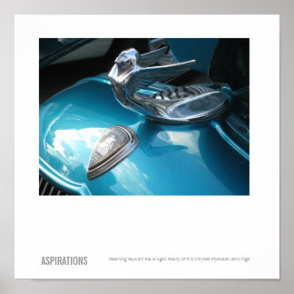 Poster Vintage Chrysler Plymouth Hood Ornament Photoshop