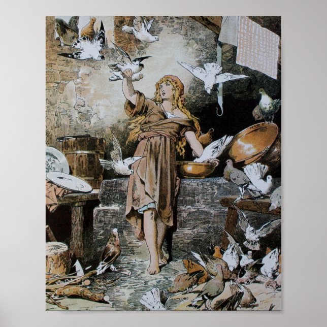 Poster Vintage Cinderella Feeds (Frente)