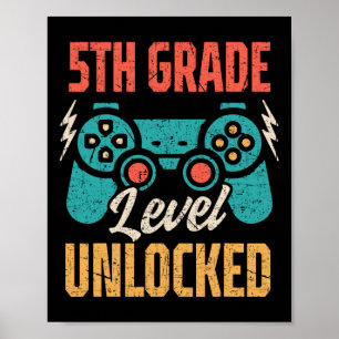 Poster Vintage Ck Para Vídeo Desbloqueado De Nível 5 Da E