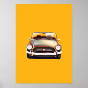 Poster Vintage Classic car