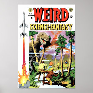 Poster Vintage Classic Weird Science Fantasy no 25 RETRO