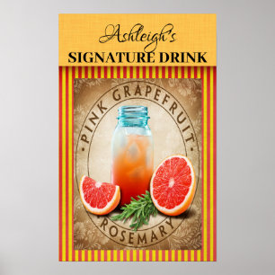 Poster Vintage Cocktail
