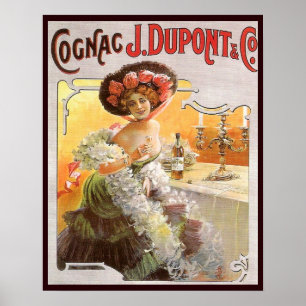 Poster Vintage Cognac Advertisement