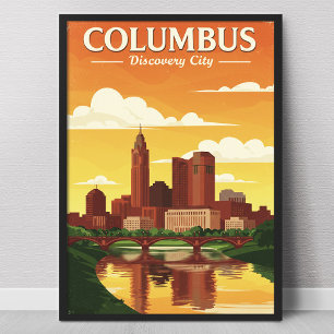 Poster Vintage Columbus