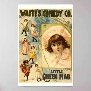 Poster Vintage Comedy Show Advertiment