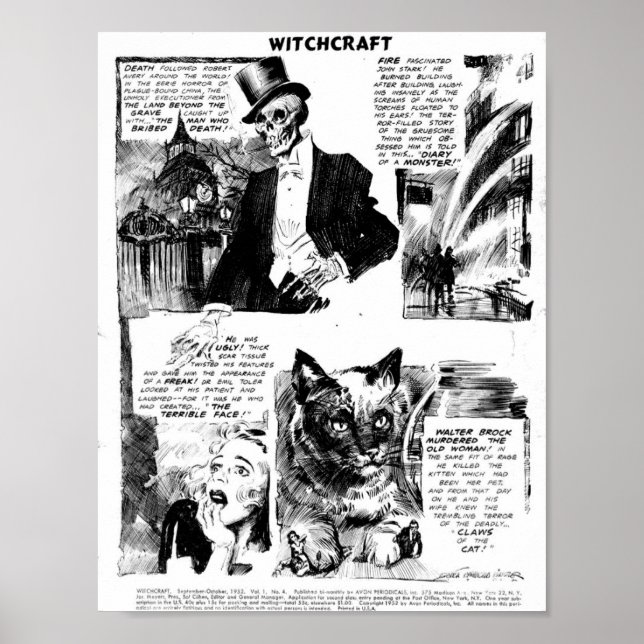 Poster Vintage Comic (Frente)