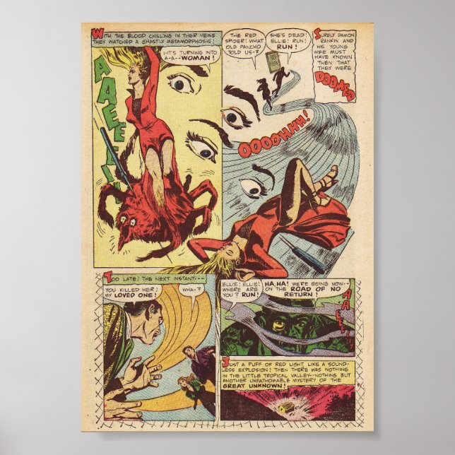 Poster Vintage Comic (Frente)
