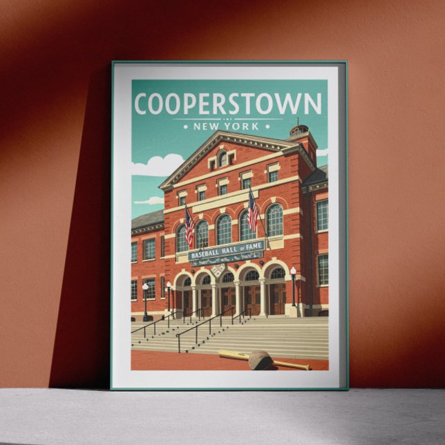 Poster Vintage Cooperstown New York (Criador carregado)