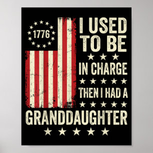Poster Vintage Costumava Estar No Comando Tinha Uma Neta