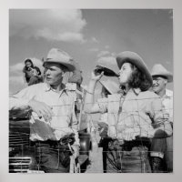 Vintage Cowgirl e Cowboy Photoshop
