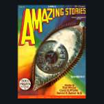 Poster Vintage Creepy Future Science Fiction<br><div class="desc">Uma ilustração assustadora do cobrir das Histórias Incríveis.</div>