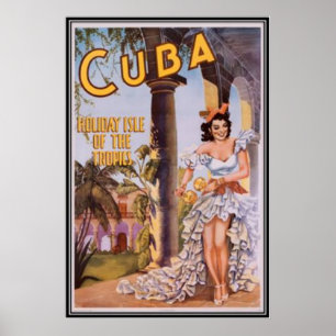 Poster Vintage Cuba -