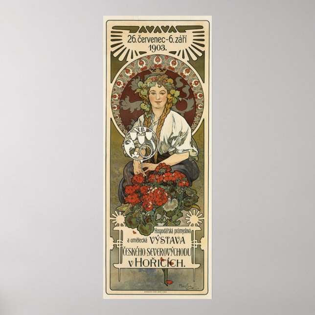 Poster Vintage Czechoslovakian Fair (Frente)