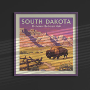 Poster Vintage Dakota do Sul