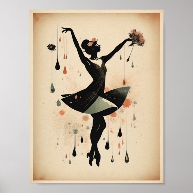 Poster Vintage Dance (Frente)