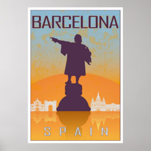 Poster vintage de Barcelona